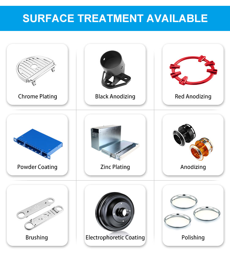 Secondary Operations surface treatment available